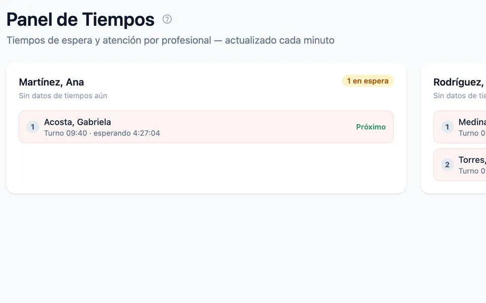 Tiempos — MediNiMa
